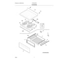 Frigidaire FFEF3054TBS top/drawer diagram