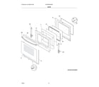 Frigidaire SCRE3054AWE door diagram