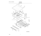 Frigidaire FFEF3054TDR top/drawer diagram