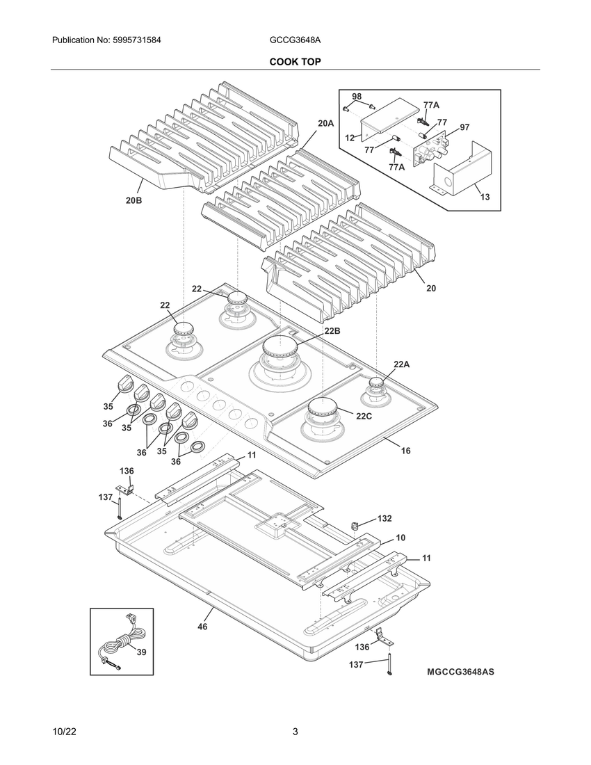 COOK TOP|MGCCG3648AS.SVG