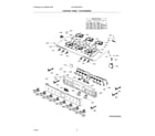 Frigidaire PCFG3670AFA control panel/top burners|cpcfg3670afa.tif diagram