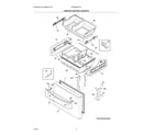 Frigidaire FRFS282LAF1 freezer drawer, baskets diagram