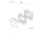 Frigidaire FCWD3027AWB door diagram