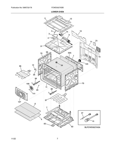 Lower oven