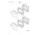 Frigidaire FCWD3027ADB door diagram