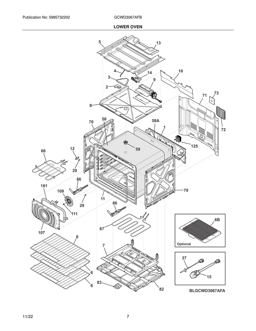 Lower oven