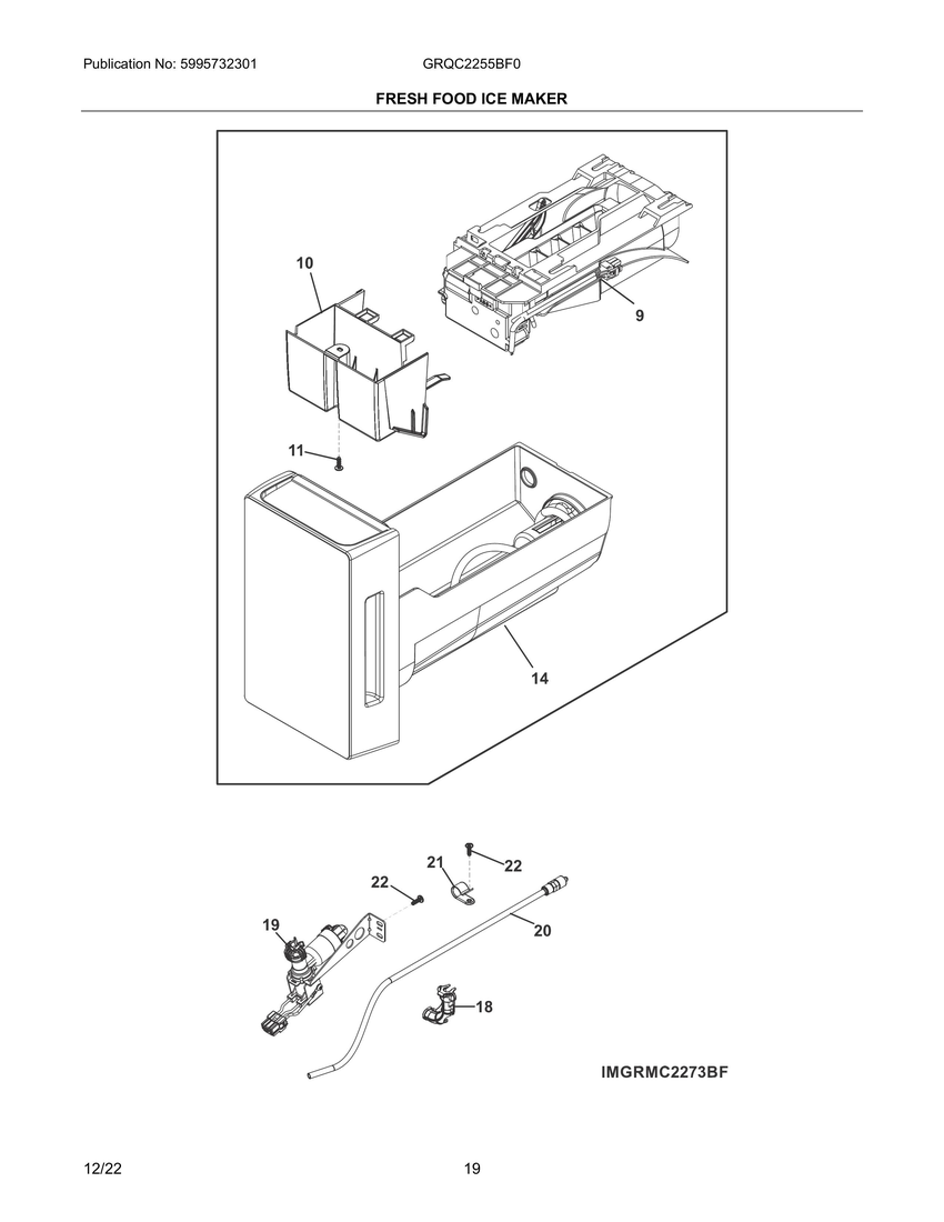 FRESH FOOD ICE MAKER