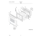 Frigidaire FGIH3047VFD door diagram