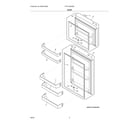 Frigidaire FFHT1835VB3 door diagram