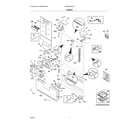 Frigidaire GRFS2853AD1 cabinet diagram