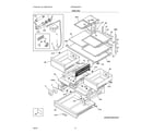 Frigidaire GRFS2853AD1 shelves diagram