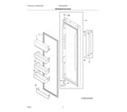 Frigidaire FRSC2333AS5 refrigerator door diagram