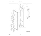 Frigidaire GRSS2352AF3 refrigerator door diagram