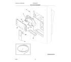 Frigidaire GRSS2352AF3 ice & water dispenser diagram