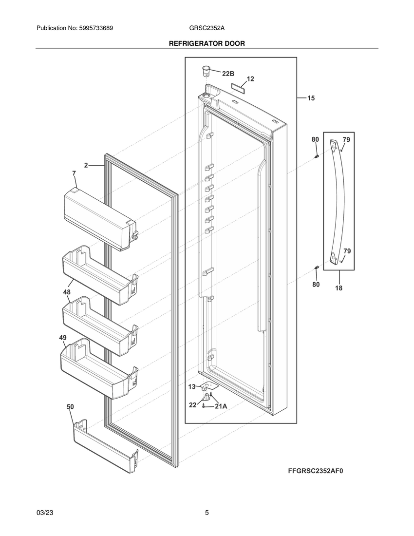 REFRIGERATOR DOOR