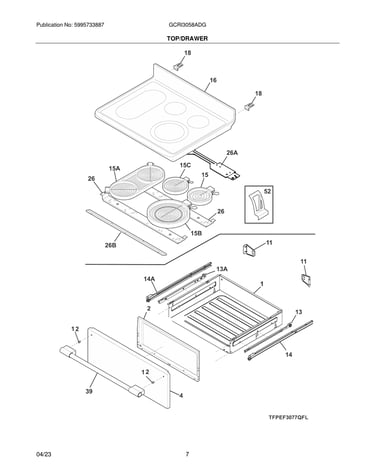 Top/drawer