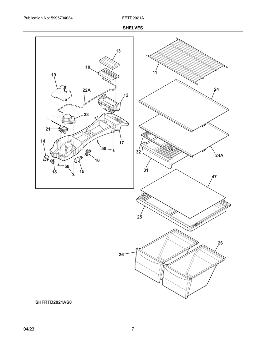SHELVES