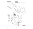 Frigidaire FRSS2623ASB ice container diagram