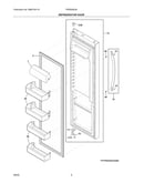 Refrigerator door