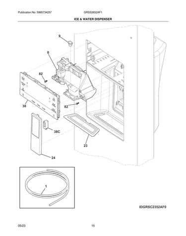 Ice & water dispenser