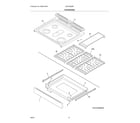 Frigidaire GCFG3060BFA top/drawer diagram