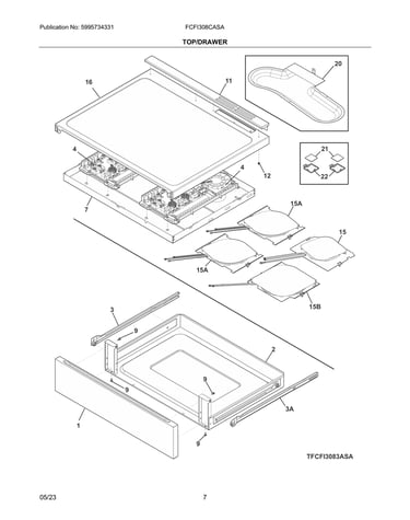 Top/drawer