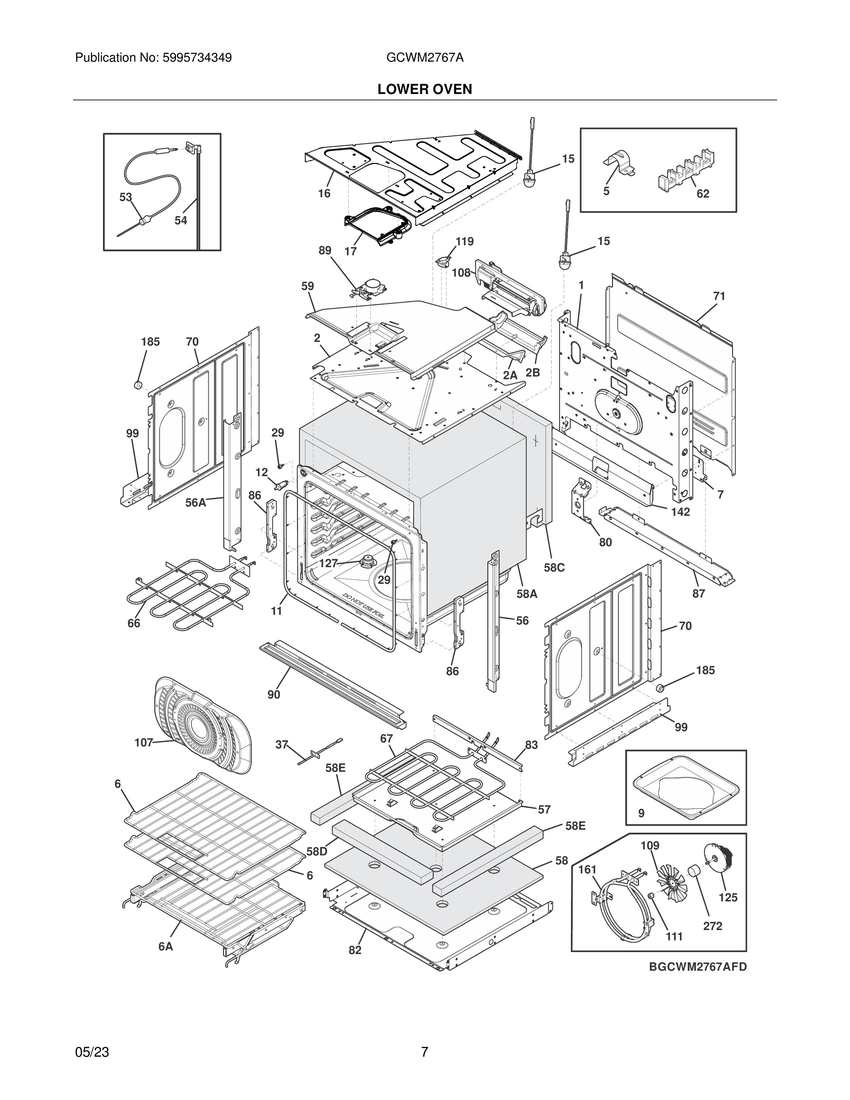 Lower oven