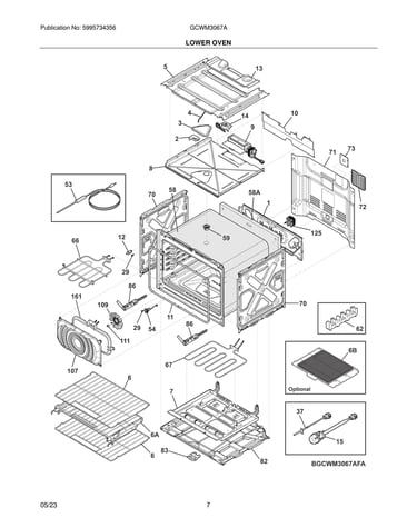 Lower oven