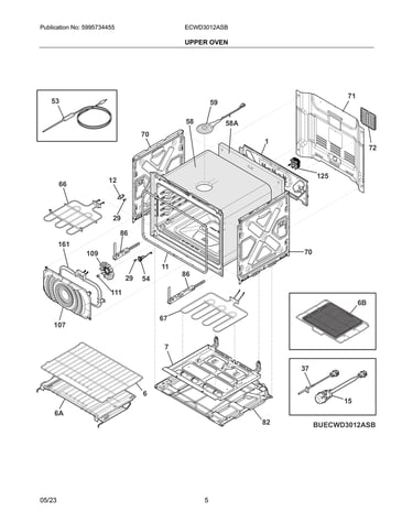 Upper oven