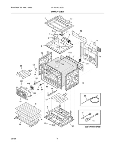 Lower oven