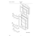 Frigidaire FFHT2045VW4 door diagram