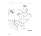 Frigidaire GCWG2438ABA control panel diagram