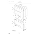 Frigidaire GCWG2438ABA door/drawer diagram