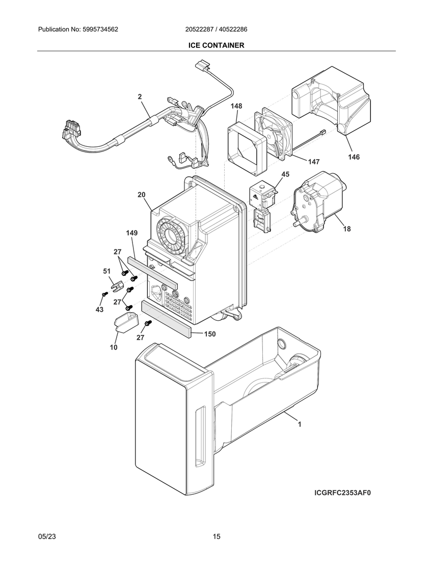 Ice container