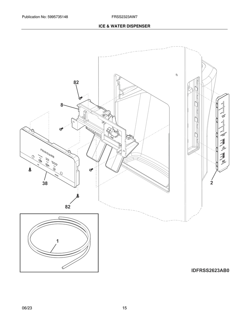 ICE & WATER DISPENSER