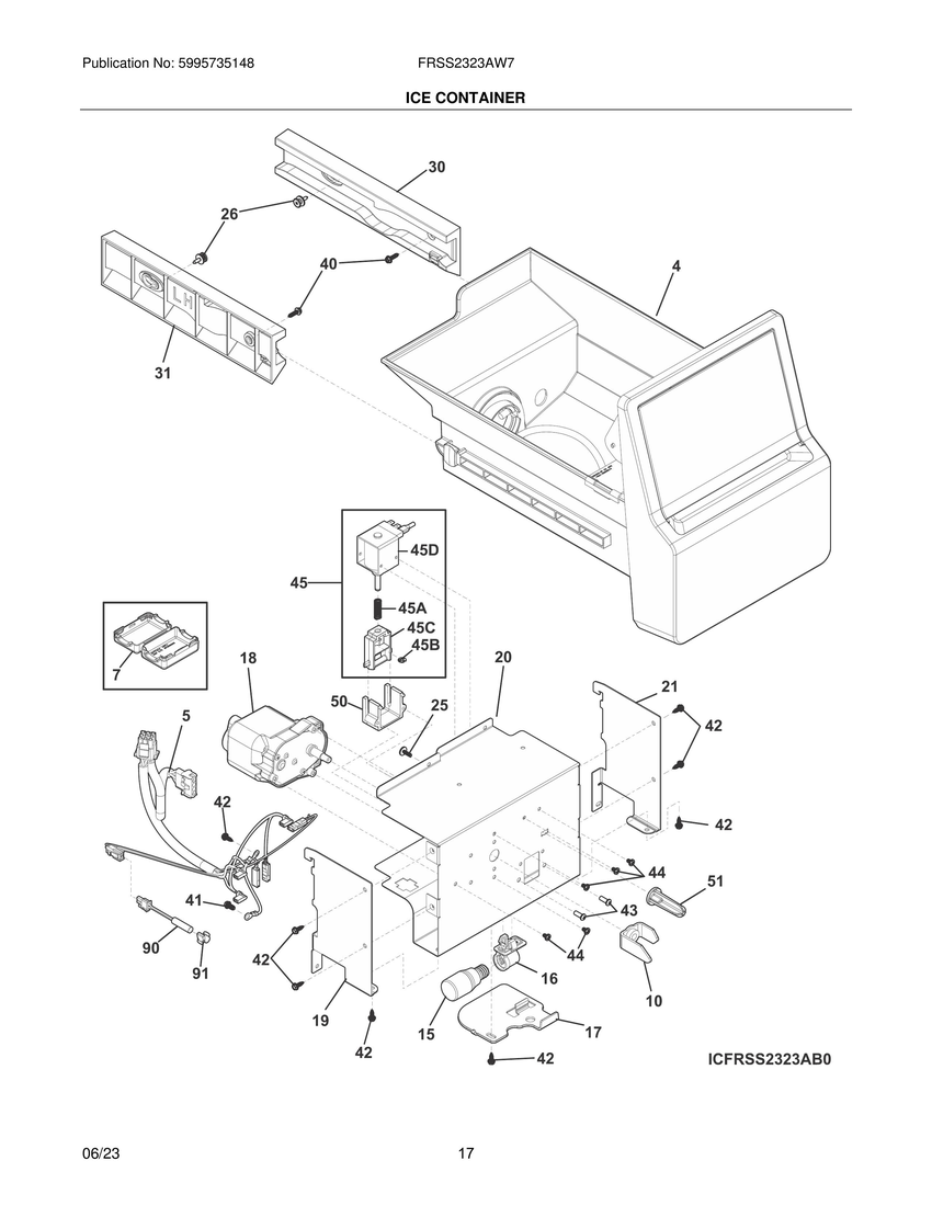 Ice container