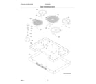 Frigidaire GCCE3070AS maintop/surface units diagram