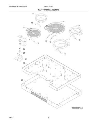Maintop/surface units