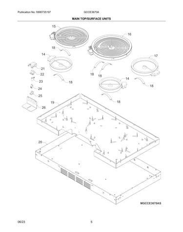 Maintop/surface units