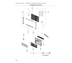 Frigidaire FHTE083WA10 recommended spare parts diagram