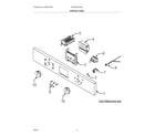 Electrolux ECWS243CASA control panel diagram