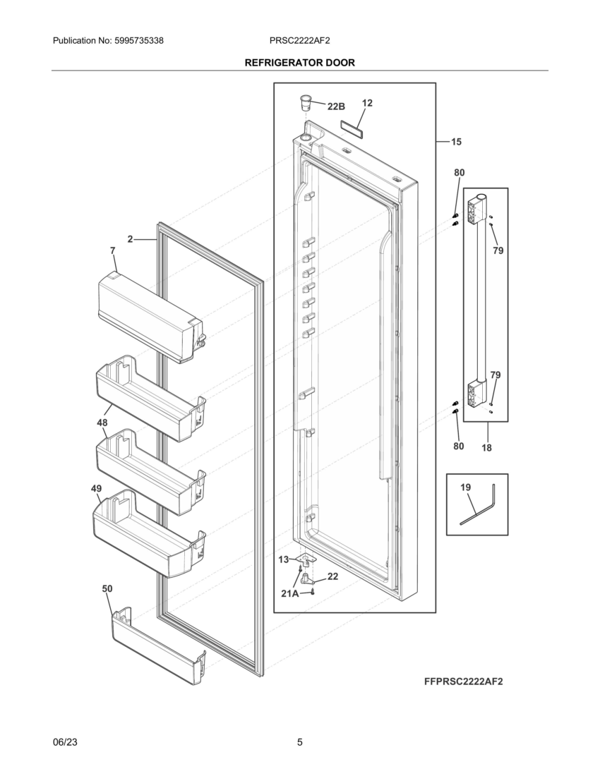 REFRIGERATOR DOOR