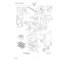 Frigidaire FFGF3054TBJ body diagram