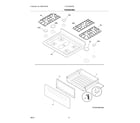 Frigidaire FFGF3054TBJ top/drawer diagram