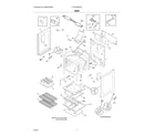 Frigidaire LFGF3054TDJ body diagram