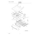 Frigidaire GCRE3038AFH top/drawer diagram