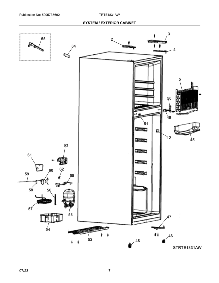 System/exterior cabinet
