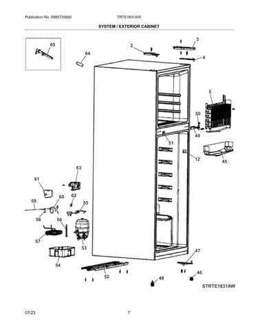 System/exterior cabinet