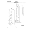 Frigidaire GRSS2352AF1 refrigerator door diagram