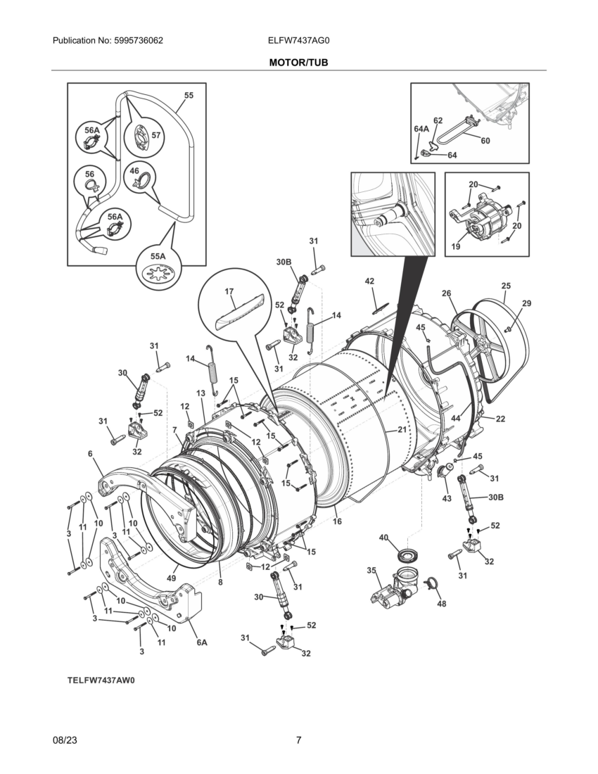 MOTOR/TUB